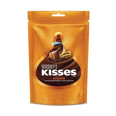 HERSHEYS KISSES ALMOND CHOCOLATE 100.8G