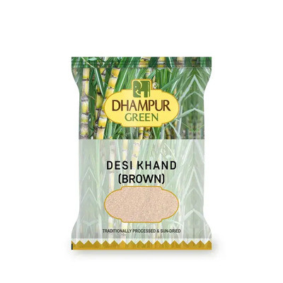 DHAMPUR GREEN DESI KHAND BROWN 1KG