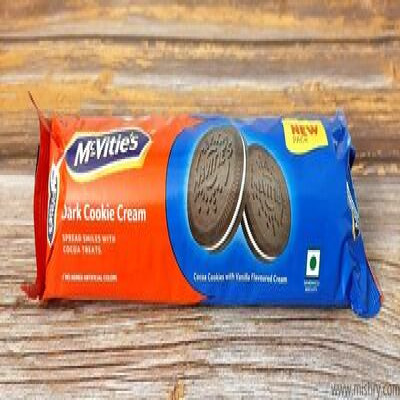 MCVITIES DARK COOKIES CREAM 120G