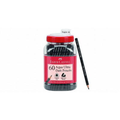 FABER CASTELL AQUA ULTRA DARK PENCIL 60