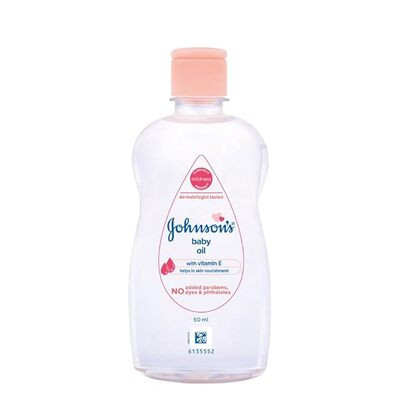 JOHNSONS BABY OIL VITAMIN E 50ML