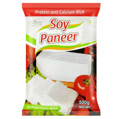 ONE FRESH SOYA PANEER PLAIN 500G
