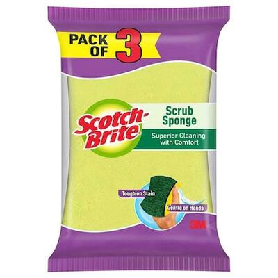 SCOTCH BRITE SCRUB SPONGE 3 M RS 20