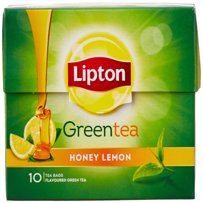 LIPTON GREEN TEA HONEY LEMON 10 TEA BAG