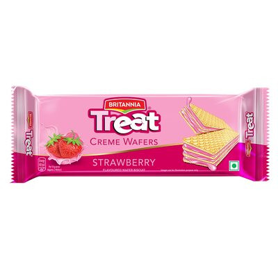 KITTY CREM TREAT STRAWBERRY BUN 47G