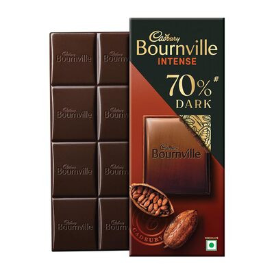 CADBURY BOURNVILLE INTENSE 70% DARK  80G