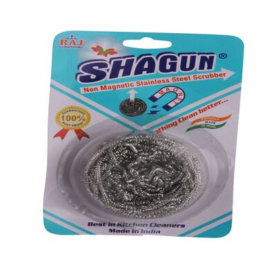 SHAGUN STAINLESS STEEL SCRUBER JUMBO 40