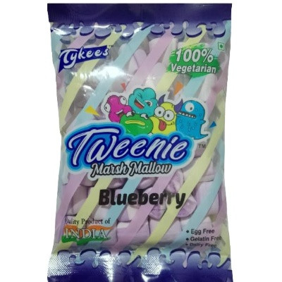 TYKEES TWEENIE MARSHMALLOW BLUEBERRY 120G
