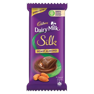 CADBURY DAIRY MILK SILK ROAST ALMOND 143GM