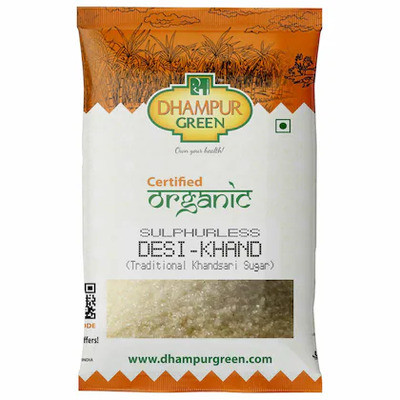 DHAMPUR GREEN DESI-KHAND WHITE 800G