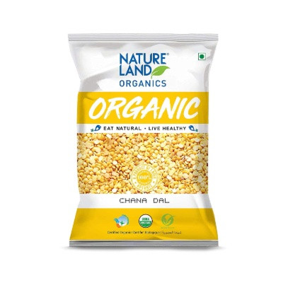 NATURE LAND ORGANIC DAL CHANA 500G