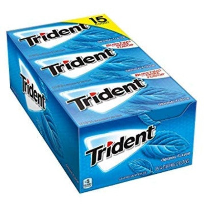 TRIDENT ORIGINAL SUGAR FREE GUM