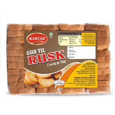KARTAR RUSK GUR TIL 340G