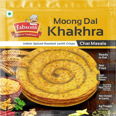 JABSONS KHAKHRA MOONG DAL CHAT MASALA 180G