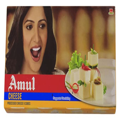 AMUL PROCESSED CHEESE CUBES 200G