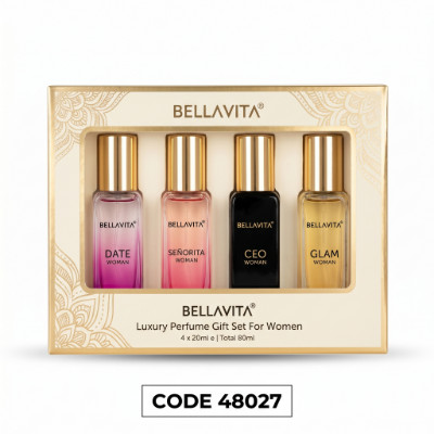 BELLAVITA PERFUME GIFT SET FOR WOMEN 4*2 ML 80ML
