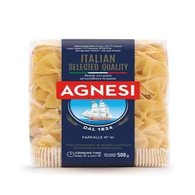 AGNESI FARFALLE PASTA 500G