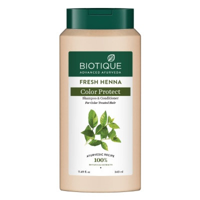 BIOTIQUE FRESH HENNA SHAMPOO+COND. 340ML