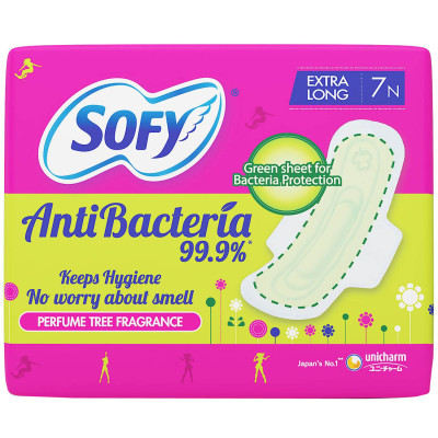 SOFY ANTI BACTERIA 99.9% ULTRA SLIM XL+6+1PADS