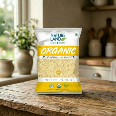 NATURE LAND ORGANIC MAIZE FLOUR 500G