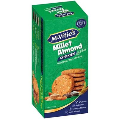 MCVITIES MILLET ALMOND 73.6G