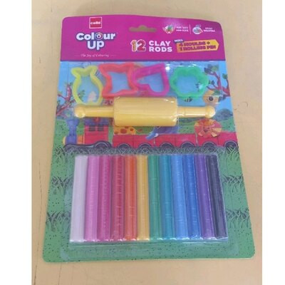 CELLO COLOUR UP 12 CLAY RODS RS-100