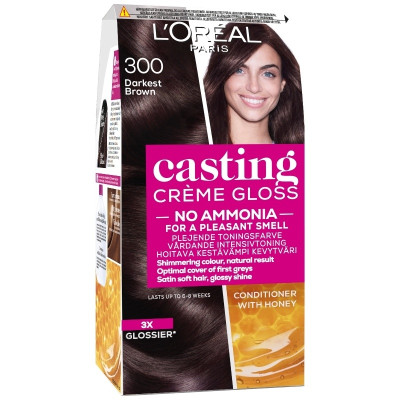 LOREAL CASTIONG CREME DARKEST BROWN 300