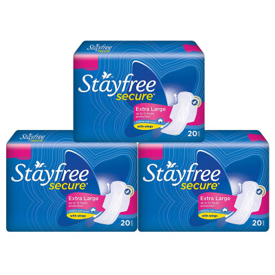 STAYFREE SECURE COTTONY SOFT COVER 18N