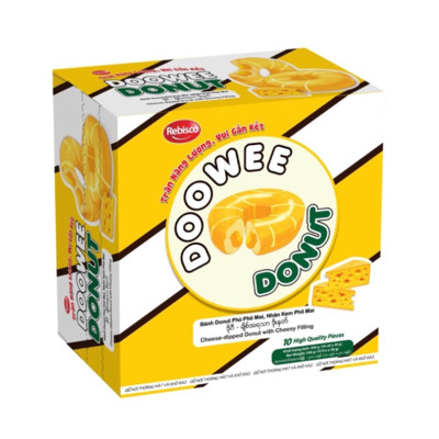 REBISCO DOOWEE DONUT CHEESE DIPPED 30G
