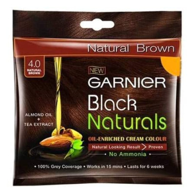 GARNIER BLACK NATURAL BROWM 4NO 20ML+20G