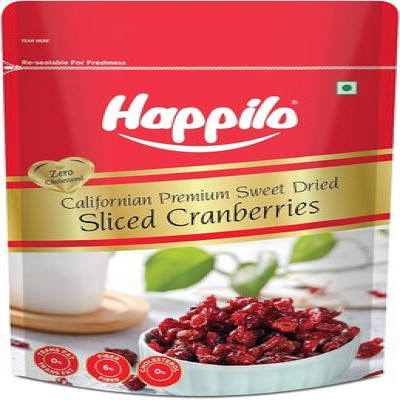 HAPPILO SLICED CRANBERRIES 200G