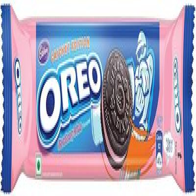 CADBURY OREO STRAWBERRY CREME BISCUITS 113.75 GRMS