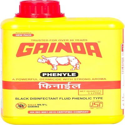 GAINDA PHENYLE BLACK DISINFECTANT 1LTR PACK