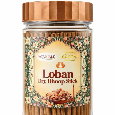 PATANJALI AASTHA LOBAN DRY DHOOP STICKS 200G