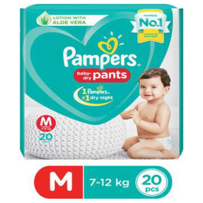 PAMPERS BABY DRY M 20 MAGIC GEL