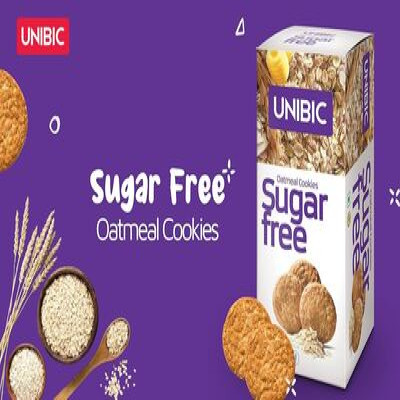 UNIBIC OATMEAL COOKIES SUGAR FREE 75G