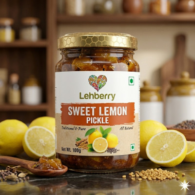 LEHBERRY SWEET LEMON PICKLE 100G
