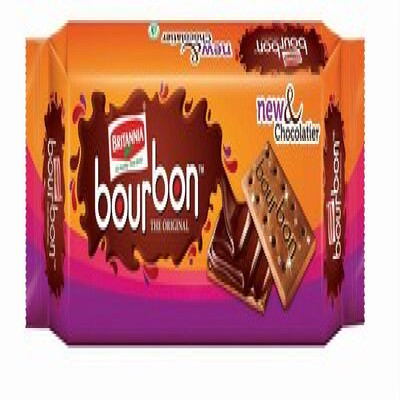 BRITANNIA BOURBON BISCUITS 120G