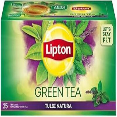 LIPTON GREEN TEA TULSI NATURA 25 TEA BAGS