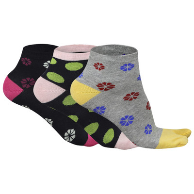 SUPERSOX ROSE THUMB DESIGN TERRY ANKLE WOMEN SOCKS