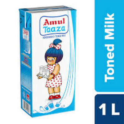 AMUL TAZA TONE MILK 1LIT