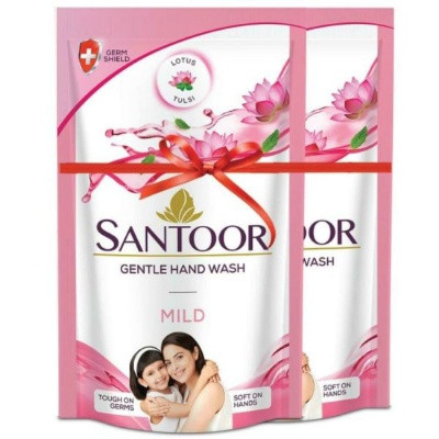 SANTOOR HANDWASH MILD BUY1GET1 FREE 180ML+180ML