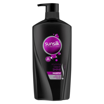 SUNSILK STUNNING BLACK SHINE SHAMPOO 650ML