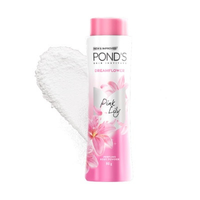 PONDS DREAMFLOWER FRAGRANT TALC PINK LILY 100G