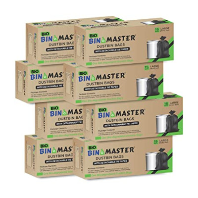BIO BIN MASTER DUSTBIN BAGS MEDIUM 48*53CM