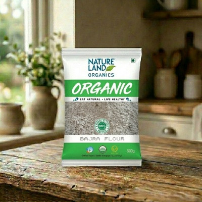 NATURE LAND ORGANIC BAJRA FLOUR 500G