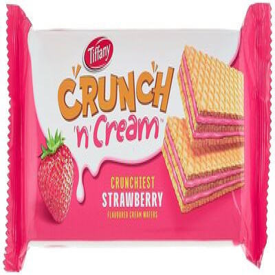 TIFFANY STRAWBERRY CREAM WAFFER 75G