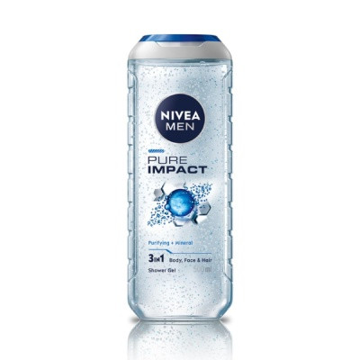 NIVEA MEN PURE IMPACT SHOWER GEL 250ML