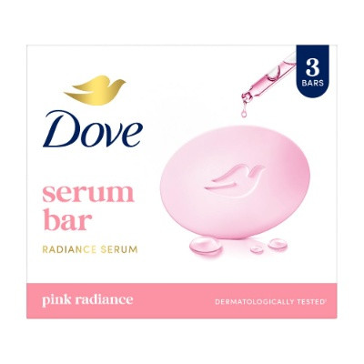 DOVE SERUM BAR PINK RADIACE SOAP 3*125G