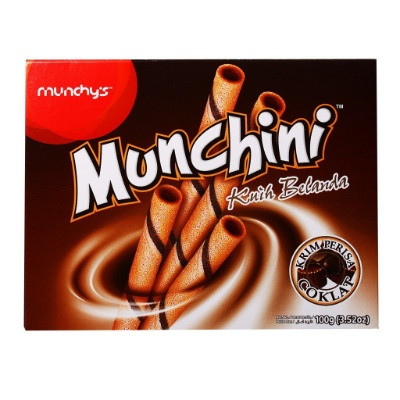 MUNCHY MUNCHINI CHOCLLATE WAFFER 100G